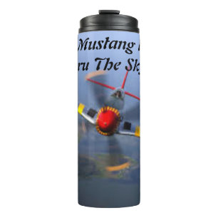 Bouteilles Isothermes P 51 D Mustang Roaring Thru The Sky's