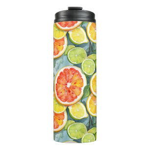 Bouteilles Isothermes Pamplemousse, citrons, limons et oranges agrumes