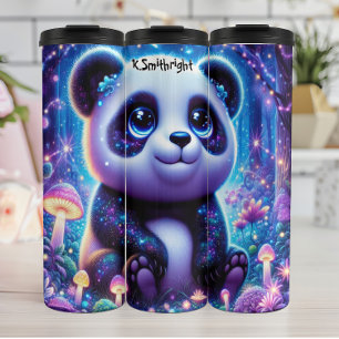 Bouteilles Isothermes Panda à large rayon dans une forêt magique