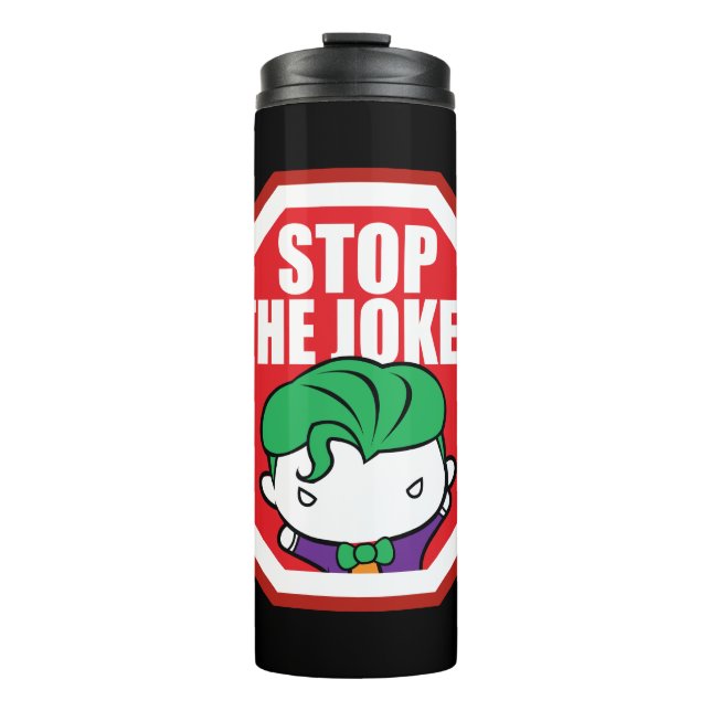 Bouteilles Isothermes Panneau Chibi "Stop The Joker" (Devant)
