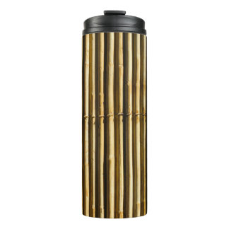 Bouteilles Isothermes panneau en bois Brown