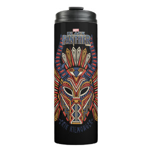 Bouteilles Isothermes Panthère noire   Erik Killmonger Icône de masques 