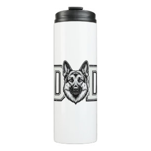 Bouteilles Isothermes Papa Berger Allemand Vintage Vector Design de T-sh
