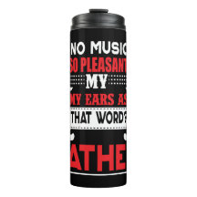 Papa Cadeau Pas De Musique Est Un Père Si Agréable