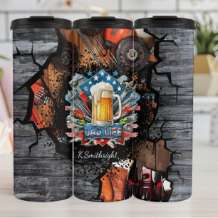 Bouteilles Isothermes Papa Life Beer Tools Garage