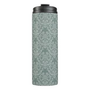 Bouteilles Isothermes Papier peint floral vert