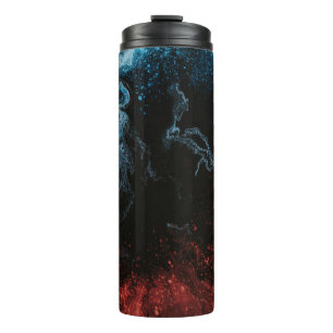 Bouteilles Isothermes Papier peint rouge et bleu