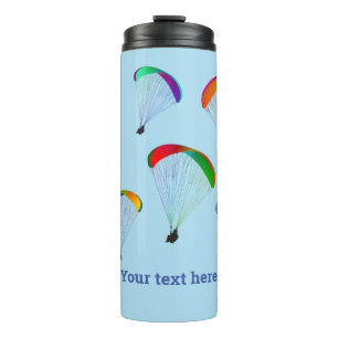 Bouteilles Isothermes Parachutes colorés - parapentes avec votre nom