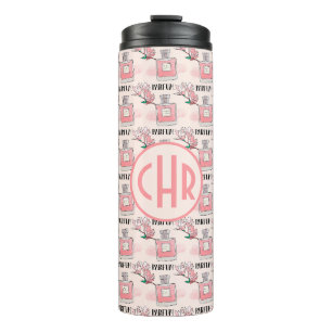 Bouteilles Isothermes Parfums roses mignons   Parfum   Floral   Monogram