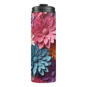Bouteilles Isothermes Parleur à fleur 3d