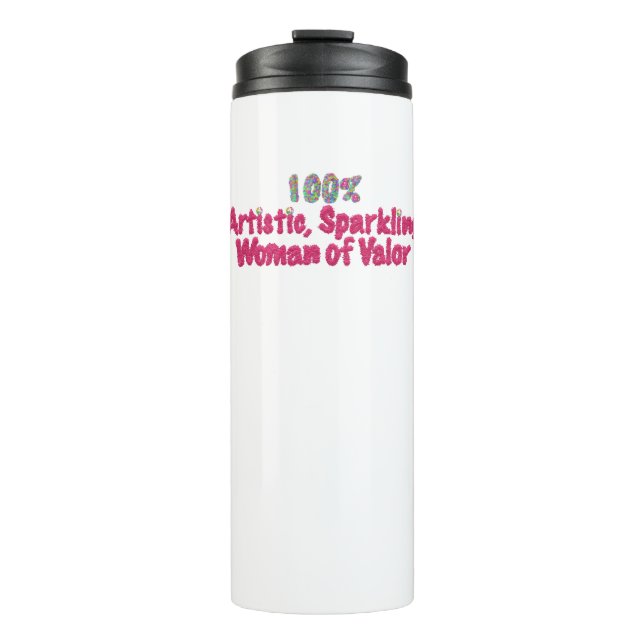 Bouteilles Isothermes Parties scintillant femme de valeur (Devant)