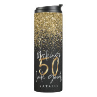 parties scintillant moderne 50e anniversaire noir 