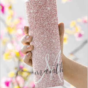 Bouteilles Isothermes Parties scintillant rose moderne étincelles Nom pe