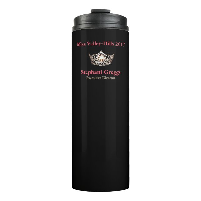 Bouteilles Isothermes Paruline thermale de style Miss America (Devant)