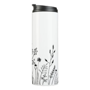 Bouteilles Isothermes Paruline thermale minimaliste moderne et tendance 