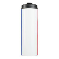 Paruline thermique avec drapeau de France