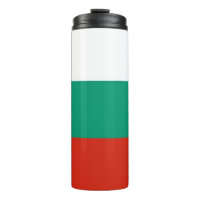Paruline thermique avec drapeau de la Bulgarie