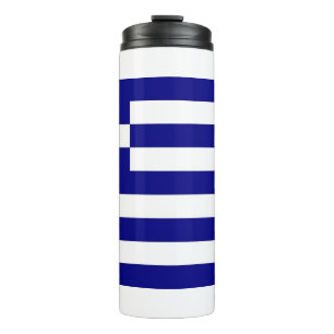 Bouteilles Isothermes Paruline thermique avec drapeau de la Grèce