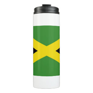 Bouteilles Isothermes Paruline thermique avec drapeau de la Jamaïque
