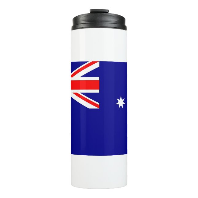 Bouteilles Isothermes Paruline thermique avec drapeau de l'Australie (Devant)