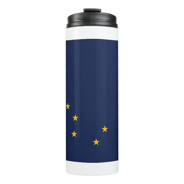 Bouteilles Isothermes Paruline thermique avec drapeau de l'état de l'Ala (Devant)