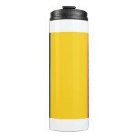 Paruline thermique avec drapeau de Roumanie