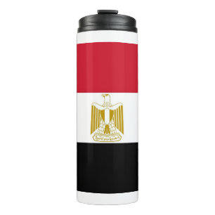 Bouteilles Isothermes Paruline thermique avec drapeau d'Egypte