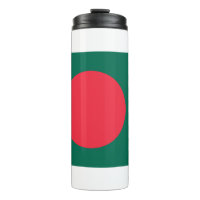 Paruline thermique avec drapeau du Bangladesh