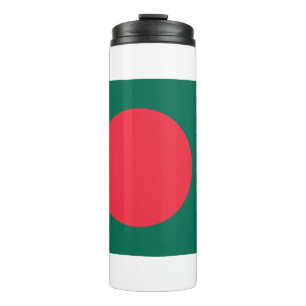 Bouteilles Isothermes Paruline thermique avec drapeau du Bangladesh