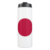 Paruline thermique avec drapeau du Japon