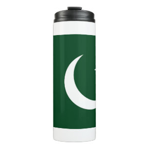 Bouteilles Isothermes Paruline thermique avec drapeau du Pakistan