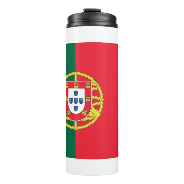 Bouteilles Isothermes Paruline thermique avec drapeau du Portugal (Devant)
