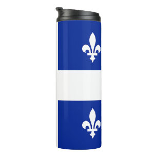 Bouteilles Isothermes Paruline thermique avec drapeau du Québec