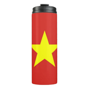 Bouteilles Isothermes Paruline thermique avec drapeau du Vietnam