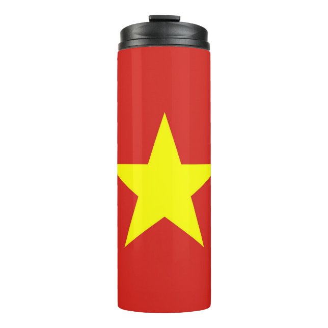 Bouteilles Isothermes Paruline thermique avec drapeau du Vietnam (Devant)