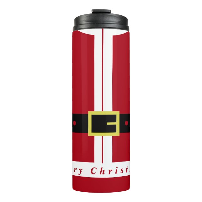 Bouteilles Isothermes Paruline thermique de Noël du Père Noël (Devant)