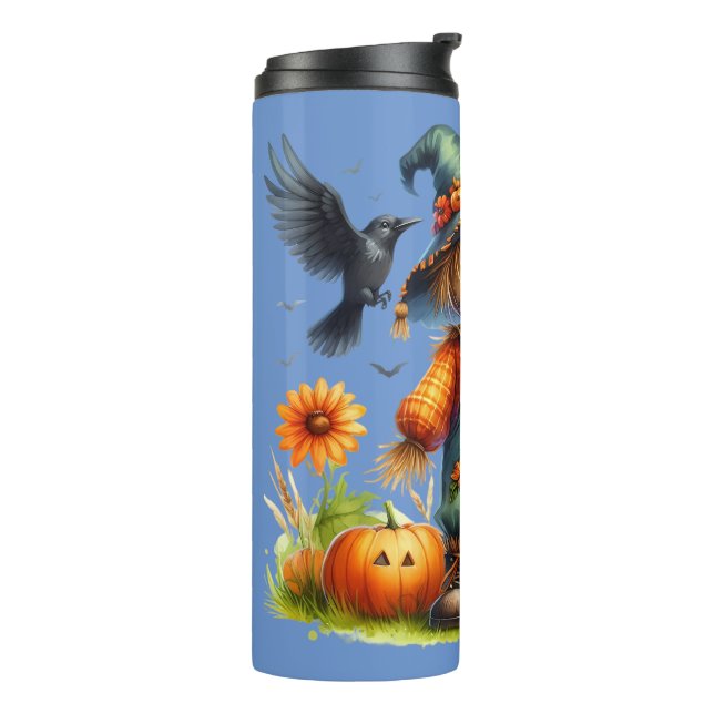 Bouteilles Isothermes Paruline thermique d'Halloween (Tourné sur la gauche)