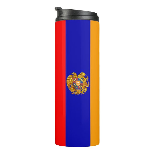 Bouteilles Isothermes Paruline thermique du drapeau arménien (Tourné sur la droite)