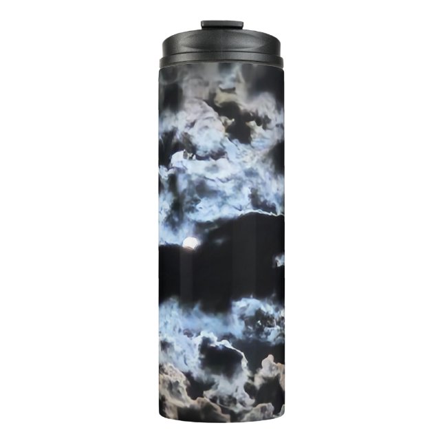 Bouteilles Isothermes Paruline thermique éffrayante Lune (Devant)