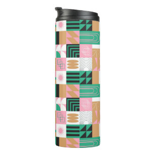 Bouteilles Isothermes Paruline thermique en mosaïque Abstraite