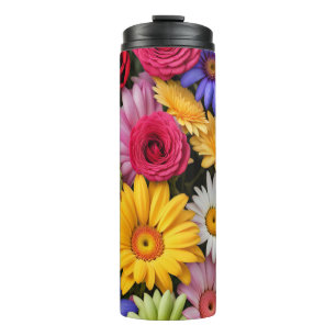 Bouteilles Isothermes Paruline thermique - Roses et marguerites #80
