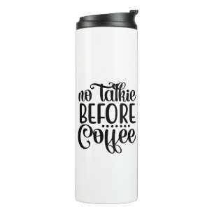 Bouteilles Isothermes Pas De Talkie Avant Le Café.