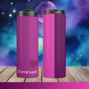 Bouteilles Isothermes Passion Plum - Dégradé Avec Un Coeur