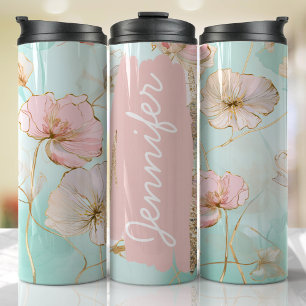 Bouteilles Isothermes Pastel Ajouter un nom Cadeau personnalisé