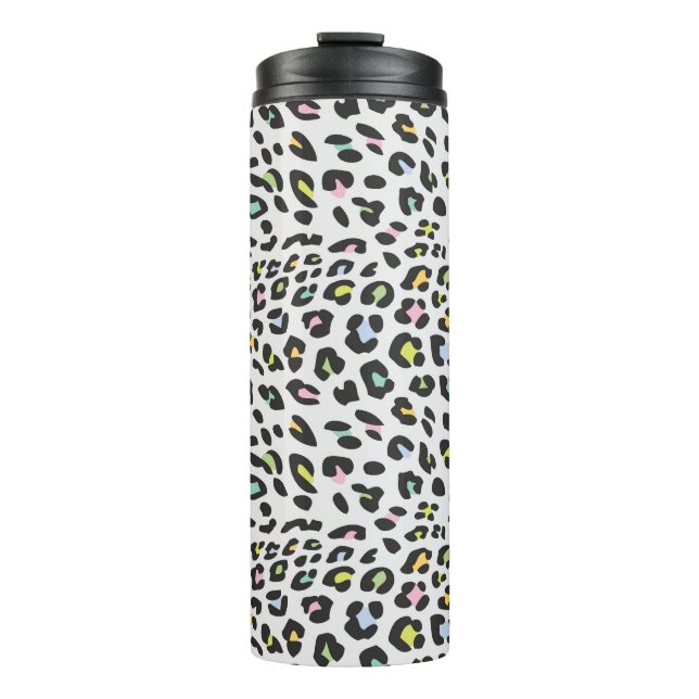Bouteilles Isothermes Pastel Leopard Spot Motif (Devant)