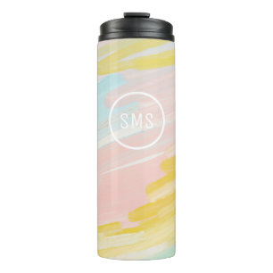 Bouteilles Isothermes Pastel peinture isolée tumbler monographie de la c