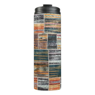 Bouteilles Isothermes Patchwork collage mixage, surface composée motif i