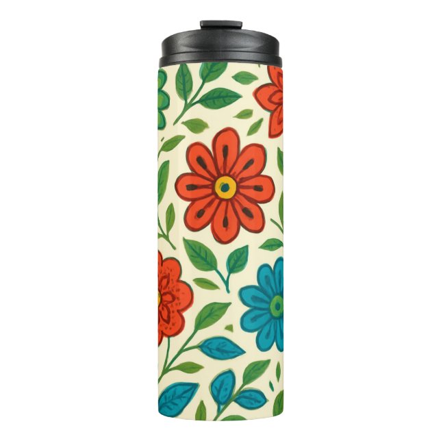 Bouteilles Isothermes Patriotic Floral Star of America (Devant)