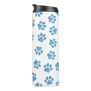 Bouteilles Isothermes Patrouilles de Doodle, Paws de Chien, Paws Bleus