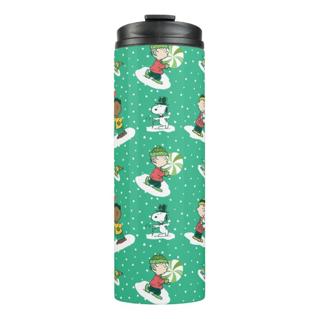 Bouteilles Isothermes Peanuts Peppermint Dreams Snowflake Motif (Devant)